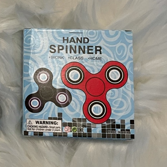 1 Black Emoji Hand Spinner Fidget - Picture 3 of 4